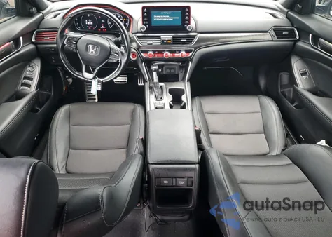 2021 Honda Accord Sport из США, поврежденный, VIN 1HGCV1F3XMA044952